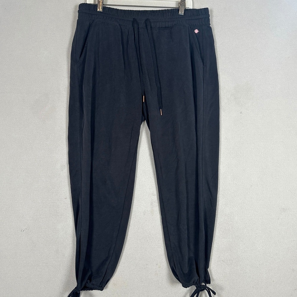 Calia Carrie Underwood Joggers Womens Large Black Tie Cuff Athleisure Drawstring